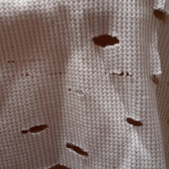 NWT Distress 100% Cotton Woman's Top - XL - Picture 4 of 10